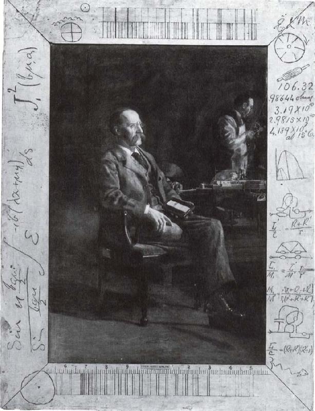 Thomas Eakins Bildnis des Physikers Henry A Rowland china oil painting image